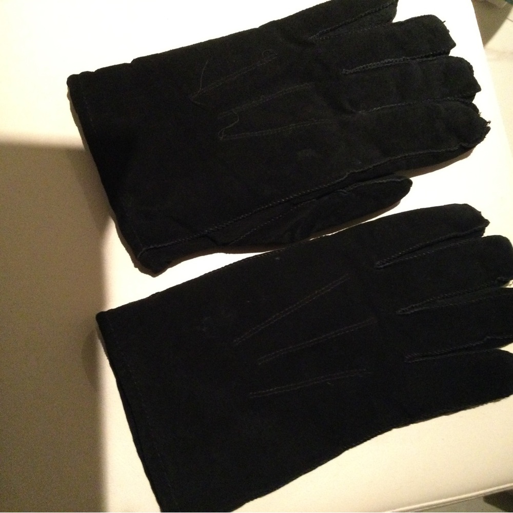 Gant de Suède noir pour homme